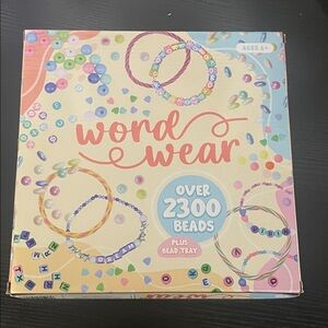 Word Wear Colorful Bead Bracelet Kit - Pastel Multicolor